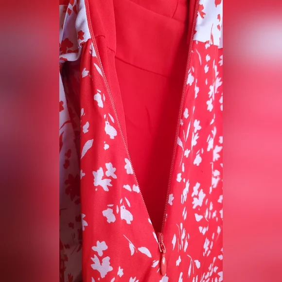 🔥HostPick🔥PARKER -size 2 -Purple and Red Sleeveless V-Neck High-Low Dress